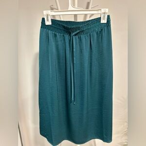 Women’s Drawstring Midi Slip Skirt size XS-S